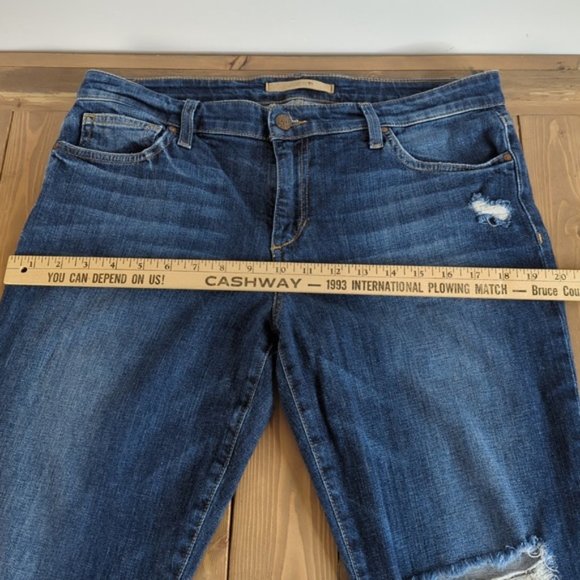 Joe’s Jeans Distressed Ripped Knee Aveline Skinny Ankle Jeans 31W - Picture 10 of 12